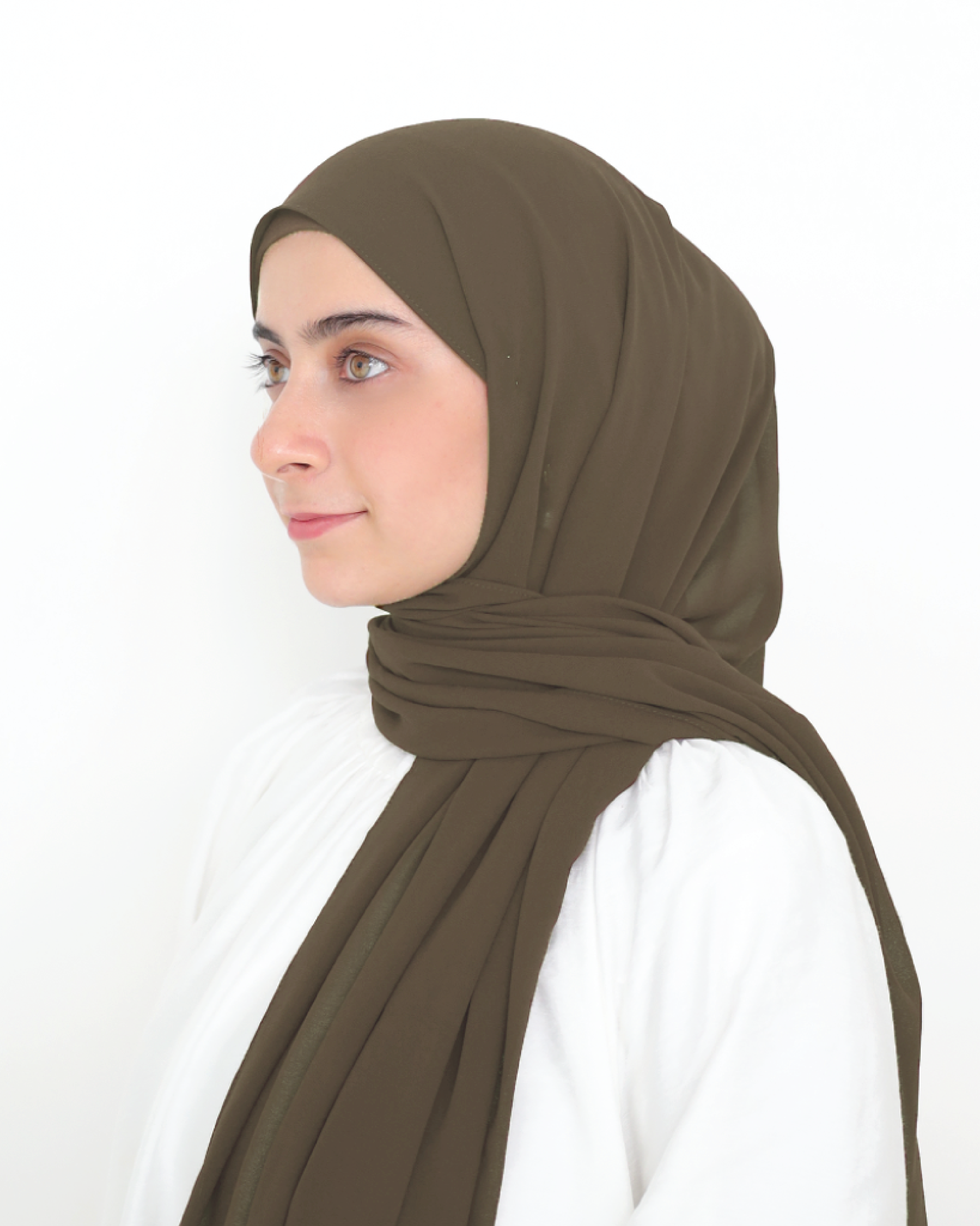 ORKED INSTANT SHAWL PLAIN - RUSSIAN OLIVE