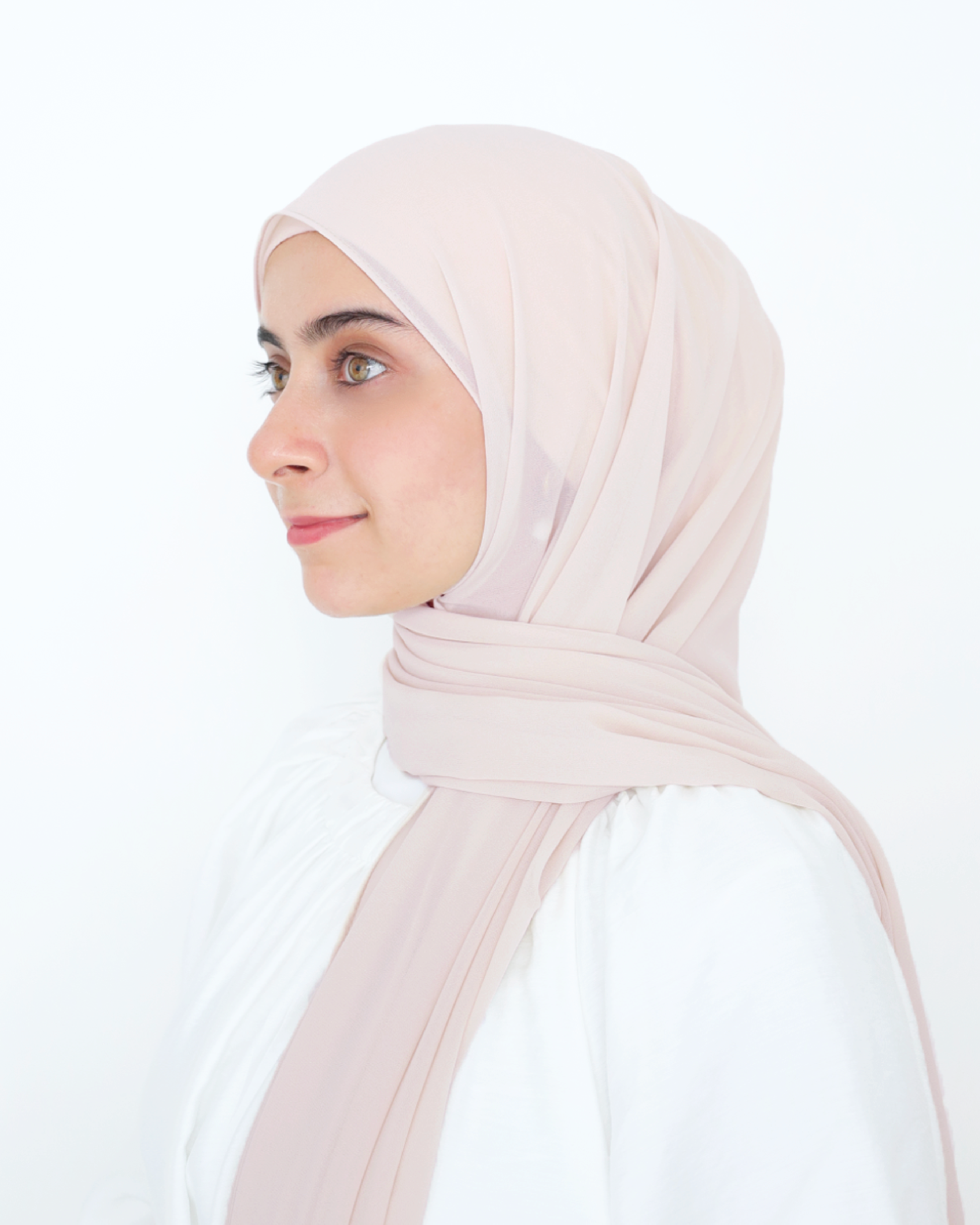 ORKED INSTANT SHAWL PLAIN - WARM TAUPE