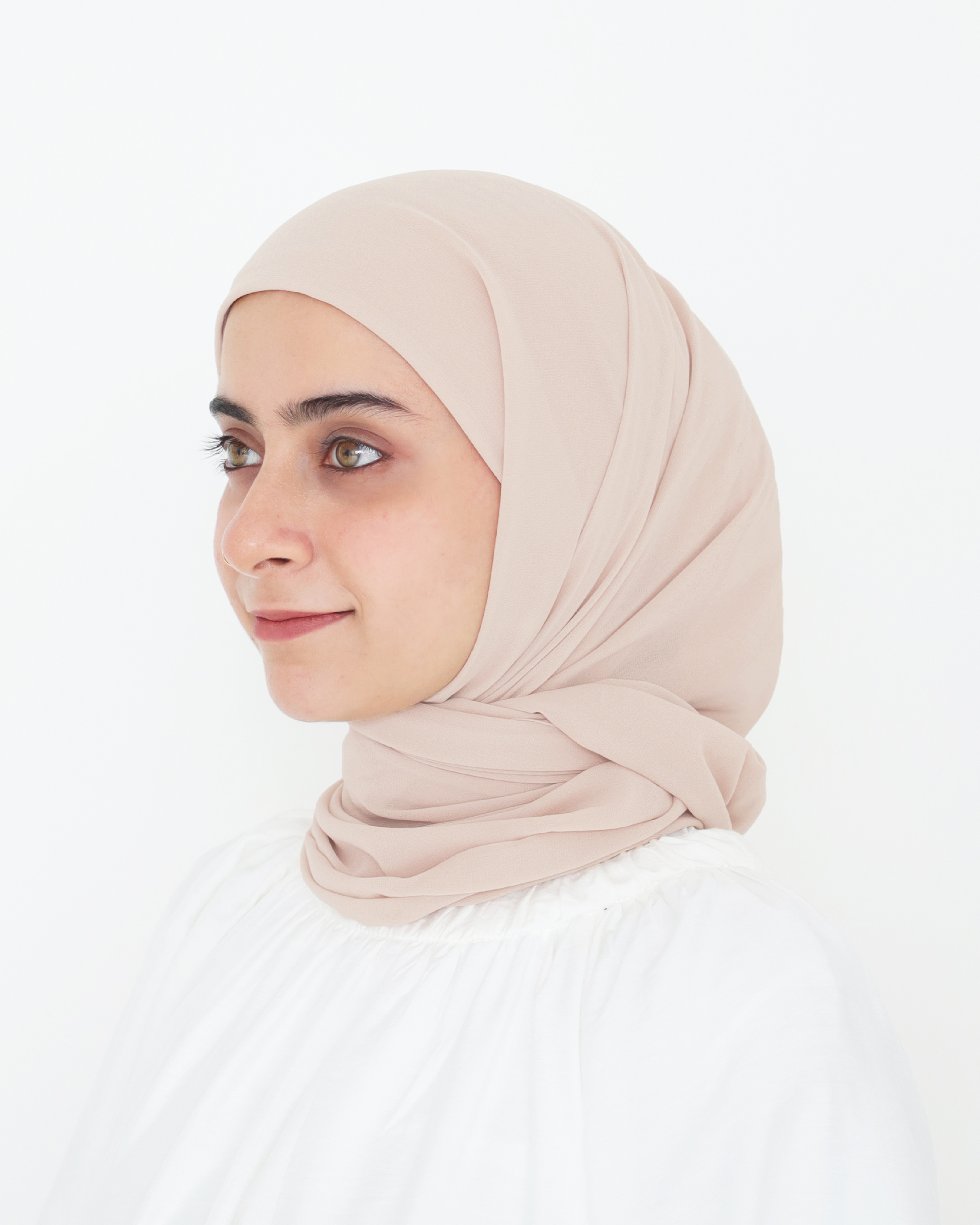 ELZA INSTANT SHAWL - WARM TAUPE