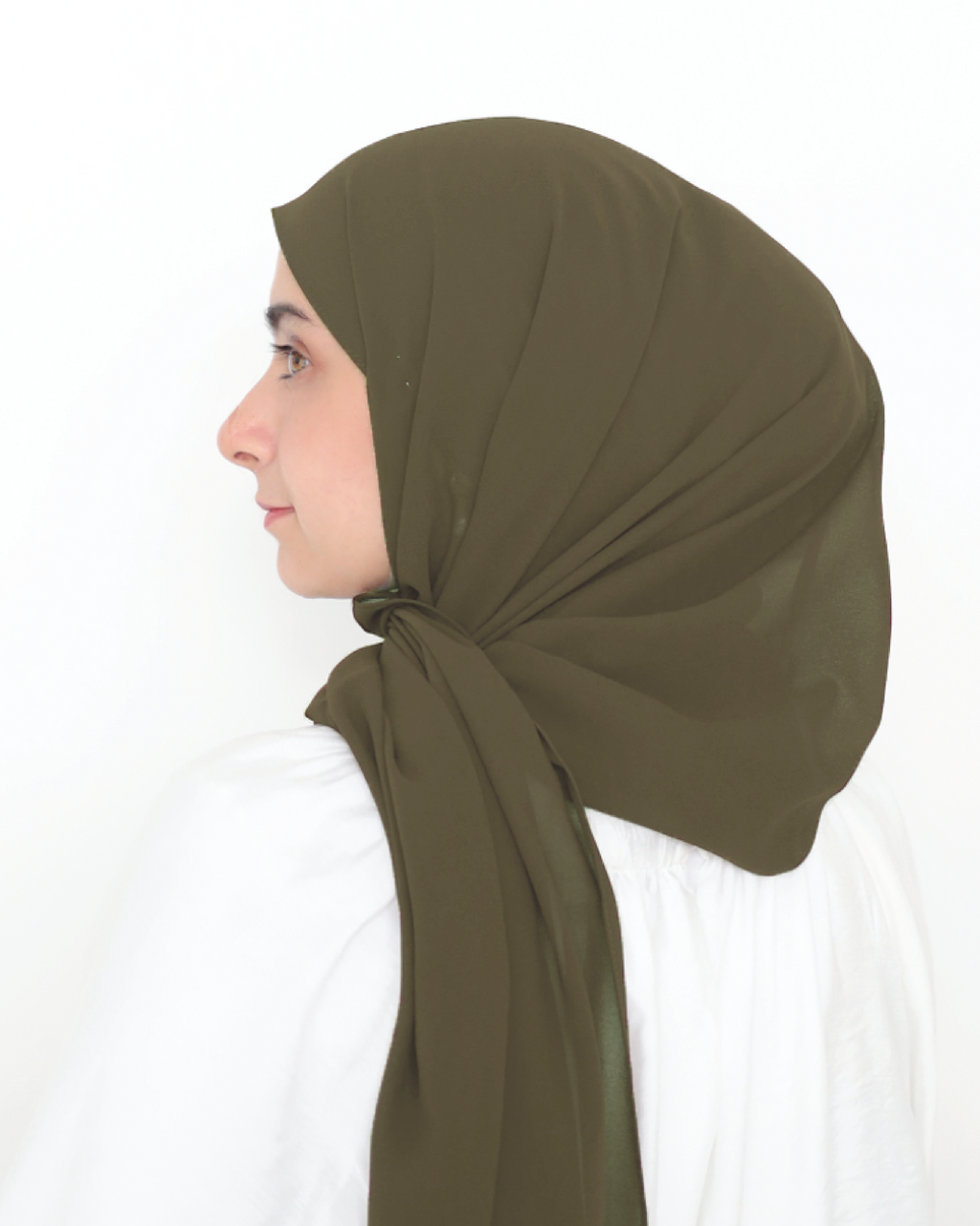 ORKED INSTANT SHAWL PLAIN - RUSSIAN OLIVE