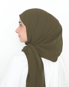 ORKED INSTANT SHAWL PLAIN - RUSSIAN OLIVE
