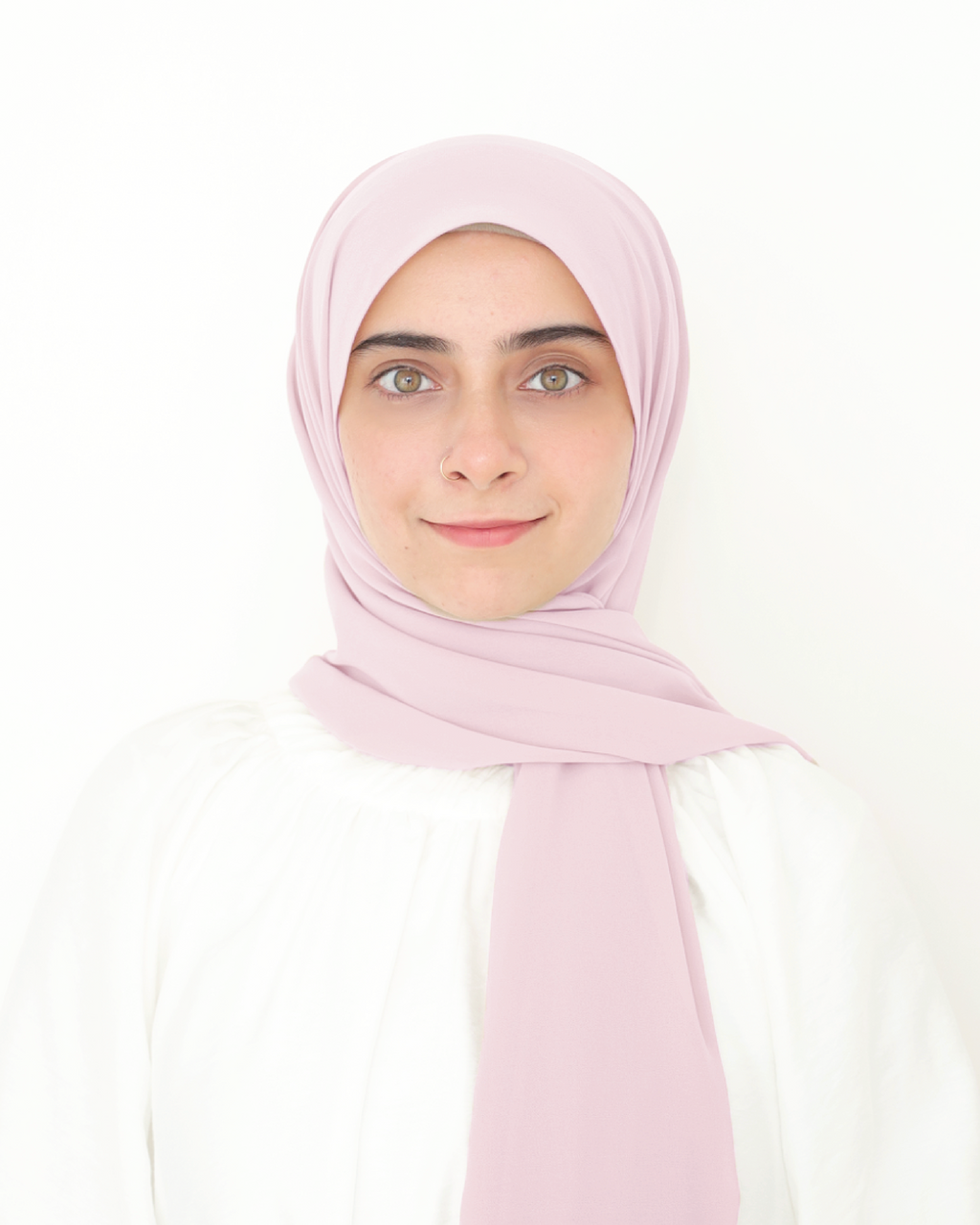 ORKED INSTANT SHAWL PLAIN - PINK PETAL
