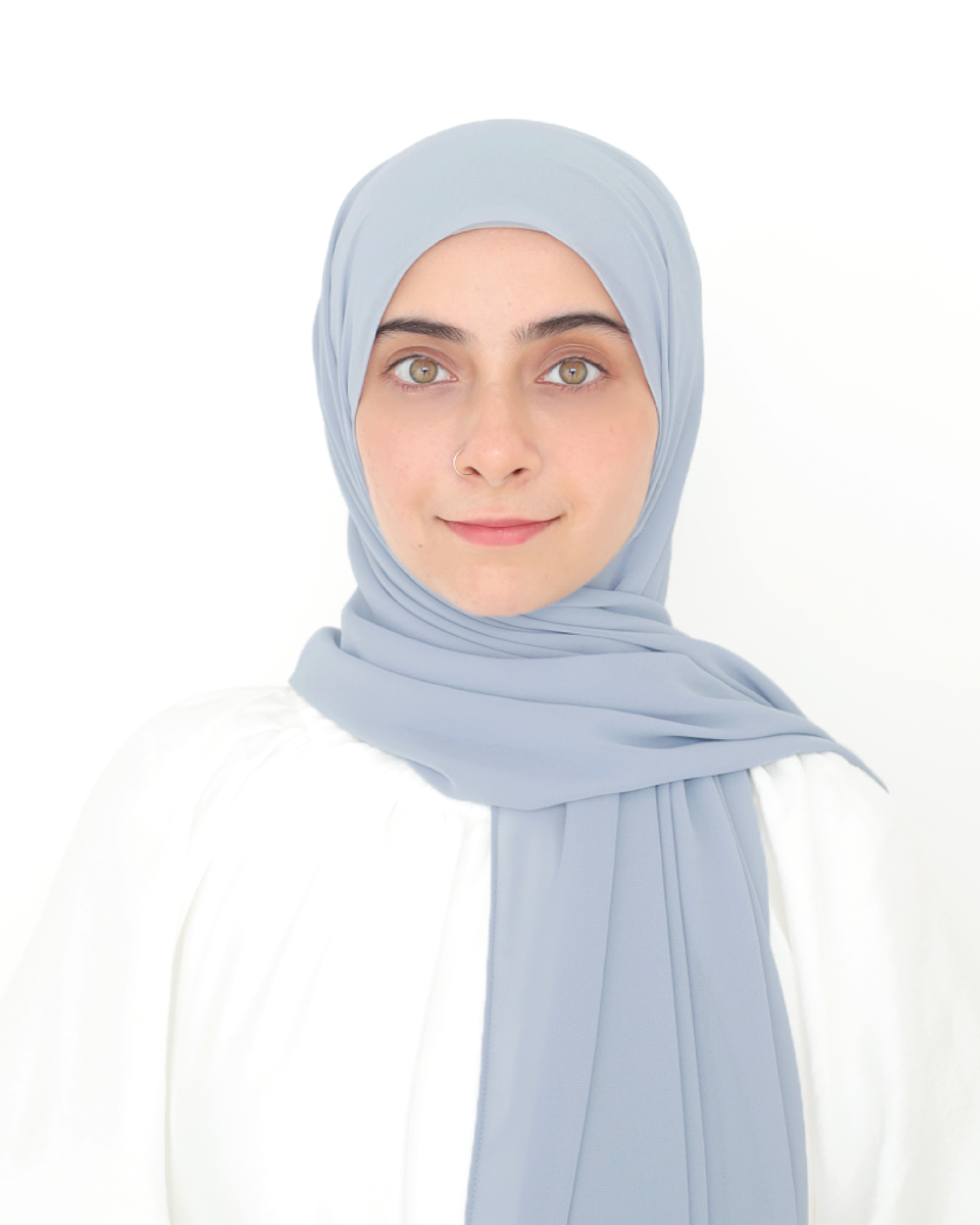 ORKED INSTANT SHAWL PLAIN - MIST BLUE