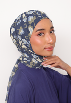 LE BLOOM PRINTED INSTANT SHAWL - DELIMA
