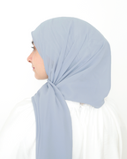ORKED INSTANT SHAWL PLAIN - MIST BLUE