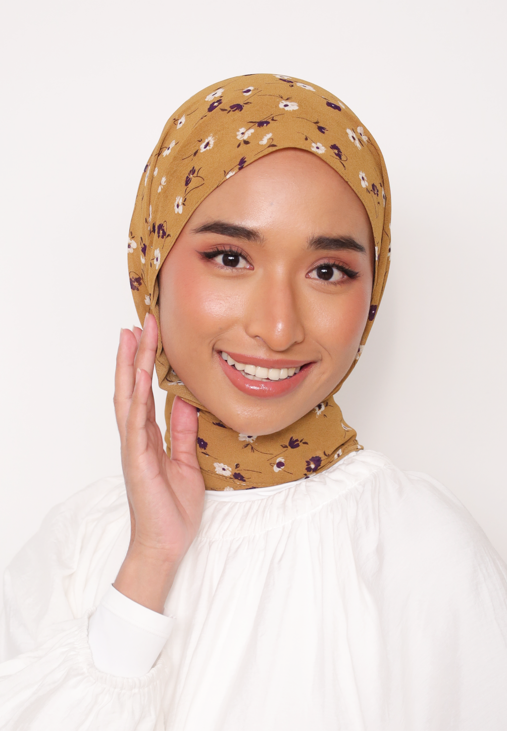 LE BLOOM PRINTED LOOSE SHAWL - BAIDURI