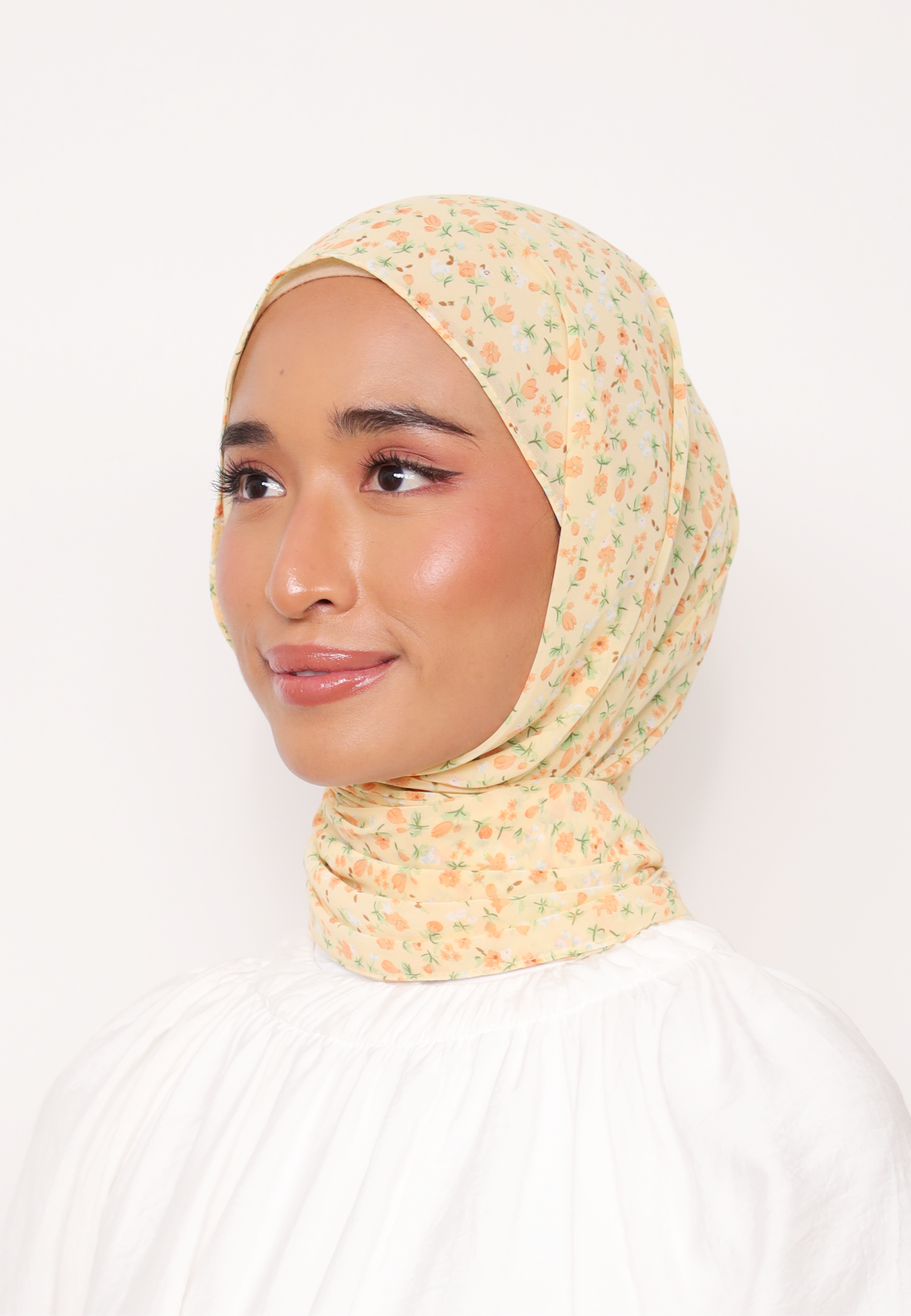 LE BLOOM PRINTED LOOSE SHAWL - CAHAYA