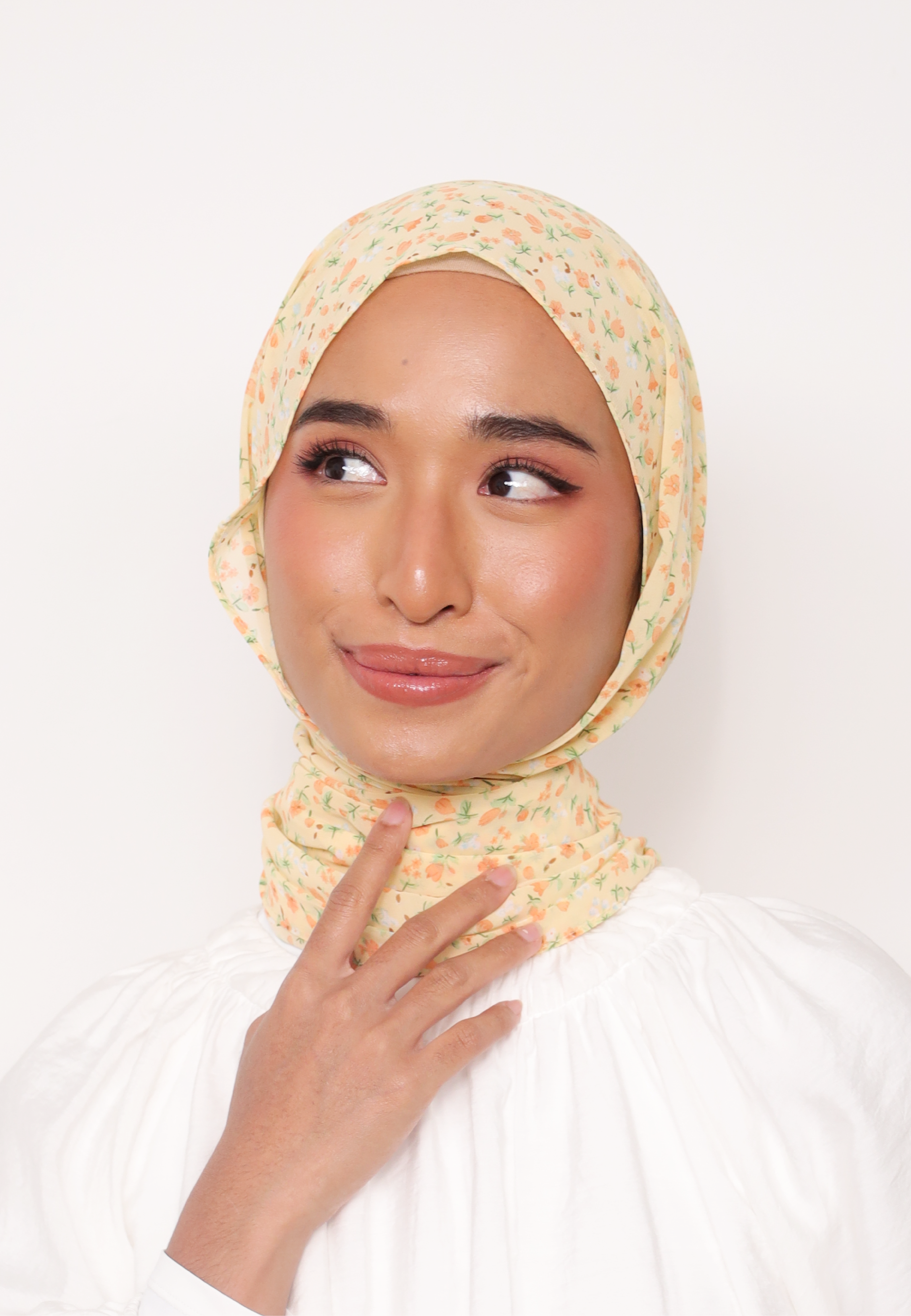 LE BLOOM PRINTED LOOSE SHAWL - CAHAYA