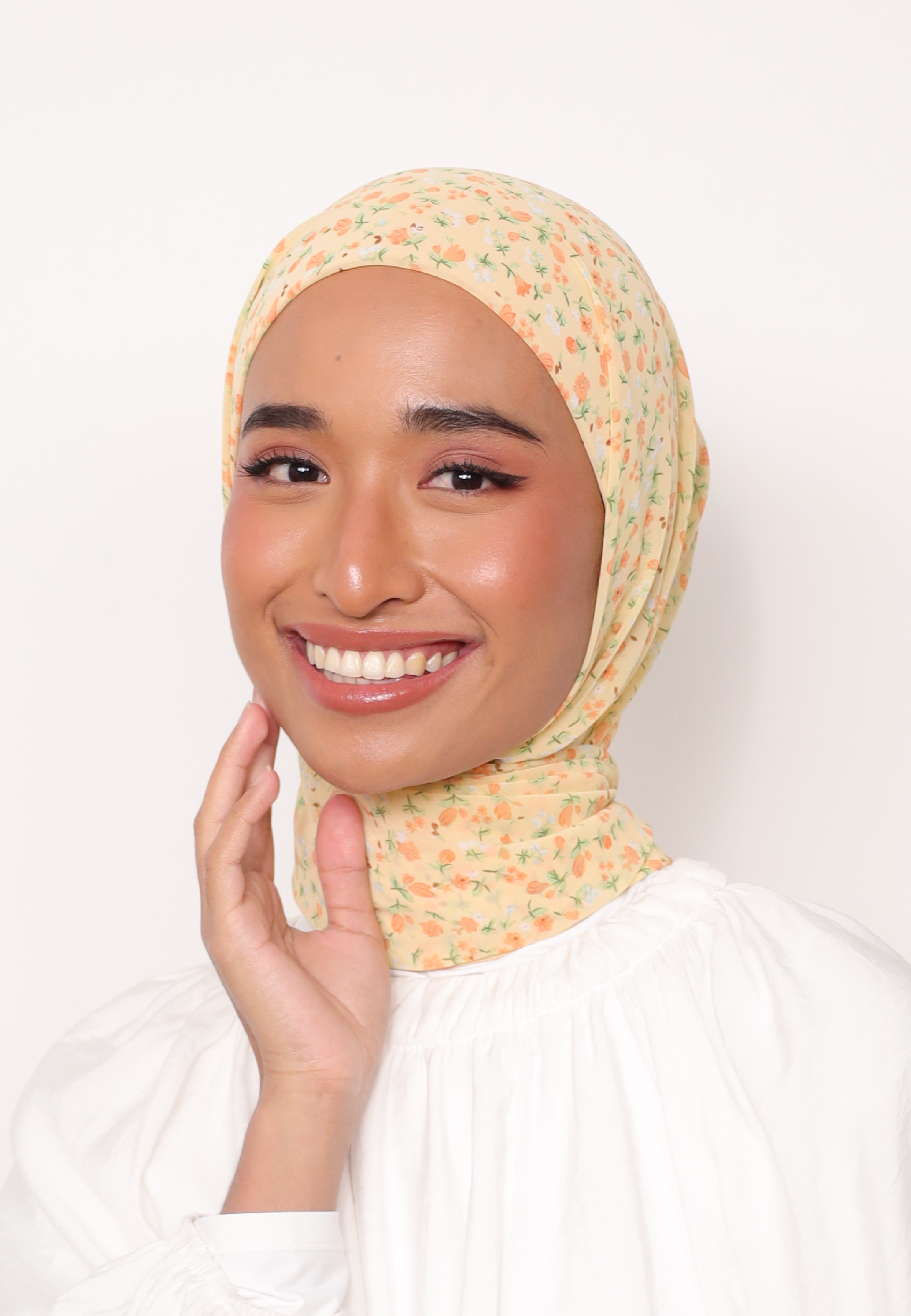 LE BLOOM PRINTED INSTANT SHAWL - CAHAYA