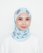 PRINTED INSTANT SHAWL - BLUE LAYLA