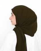 ORKED INSTANT SHAWL PLAIN - DARK MATCHA