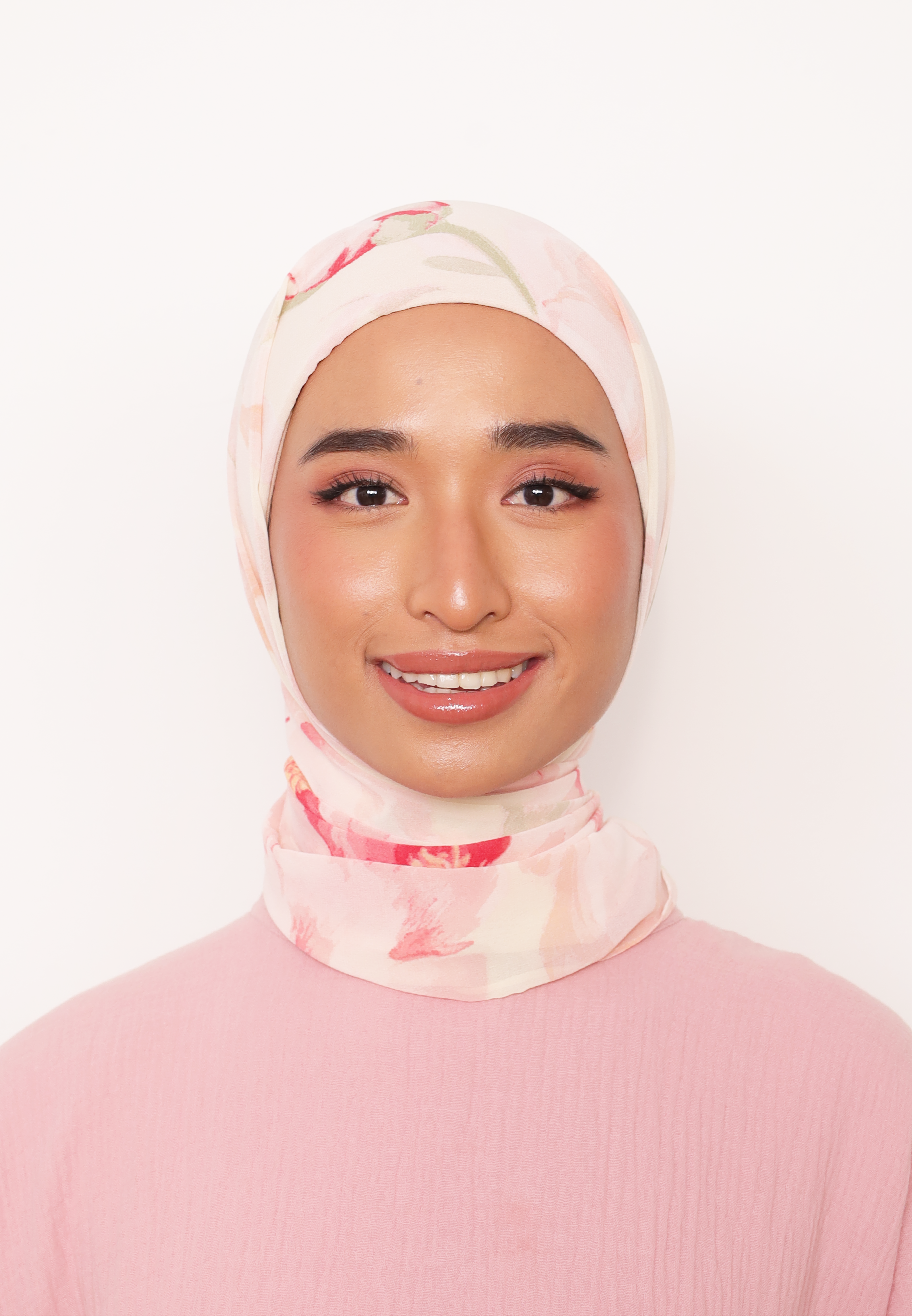 LE BLOOM PRINTED INSTANT SHAWL - MAYA