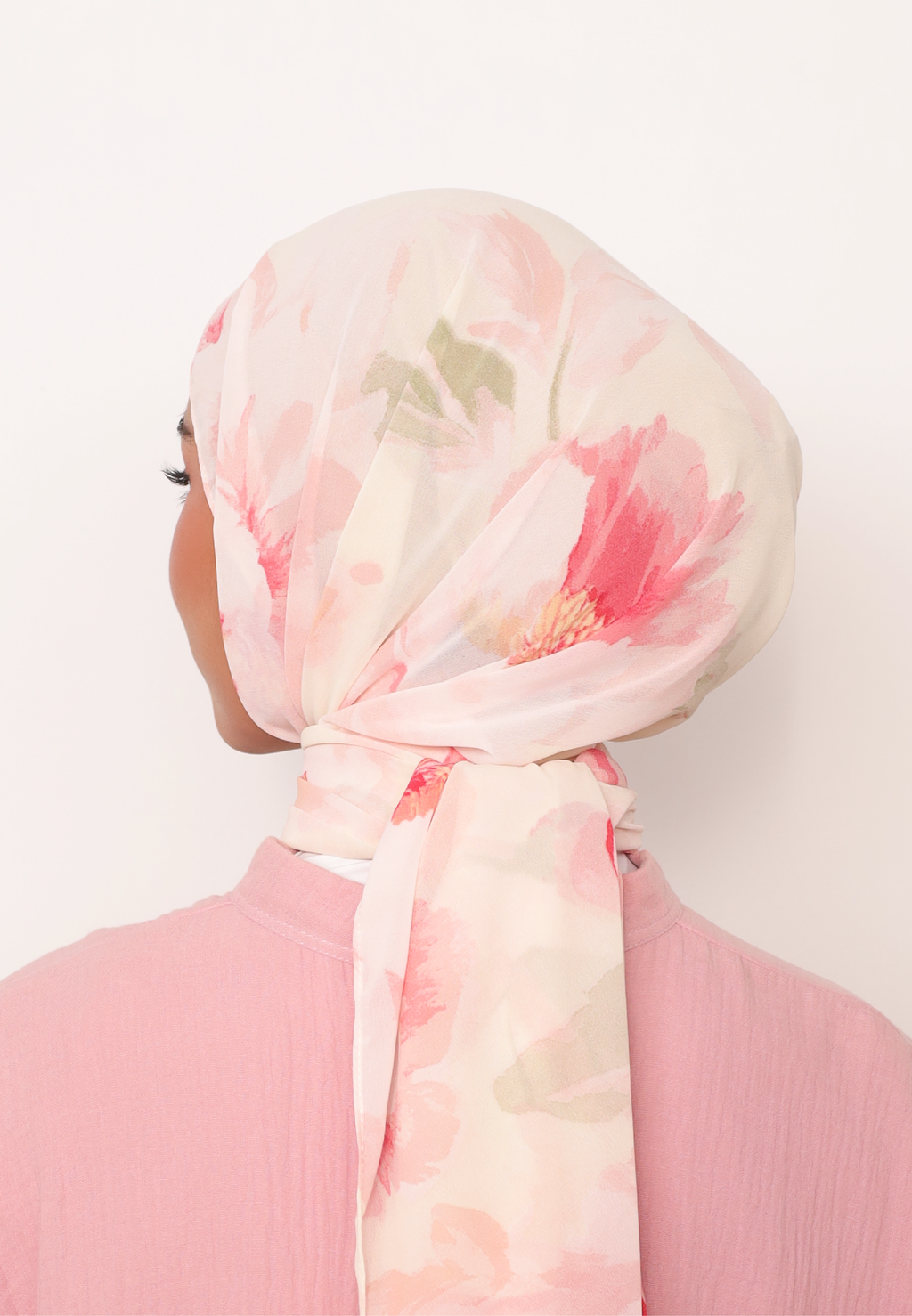 LE BLOOM PRINTED INSTANT SHAWL - MAYA