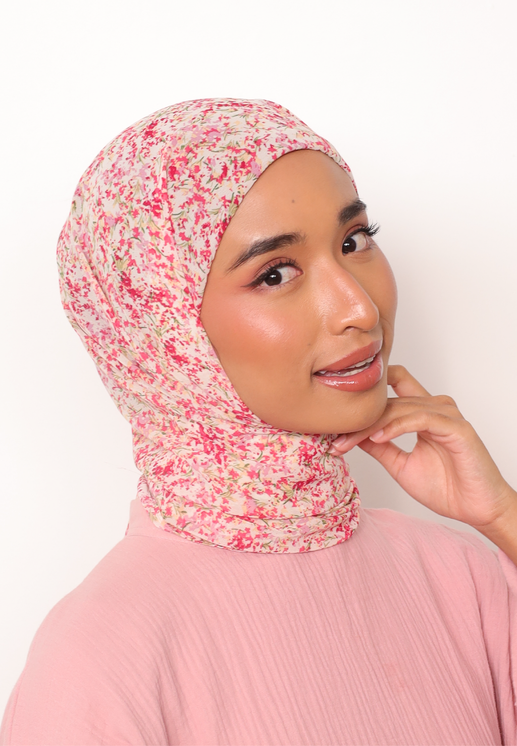 LE BLOOM PRINTED INSTANT SHAWL - DIAN