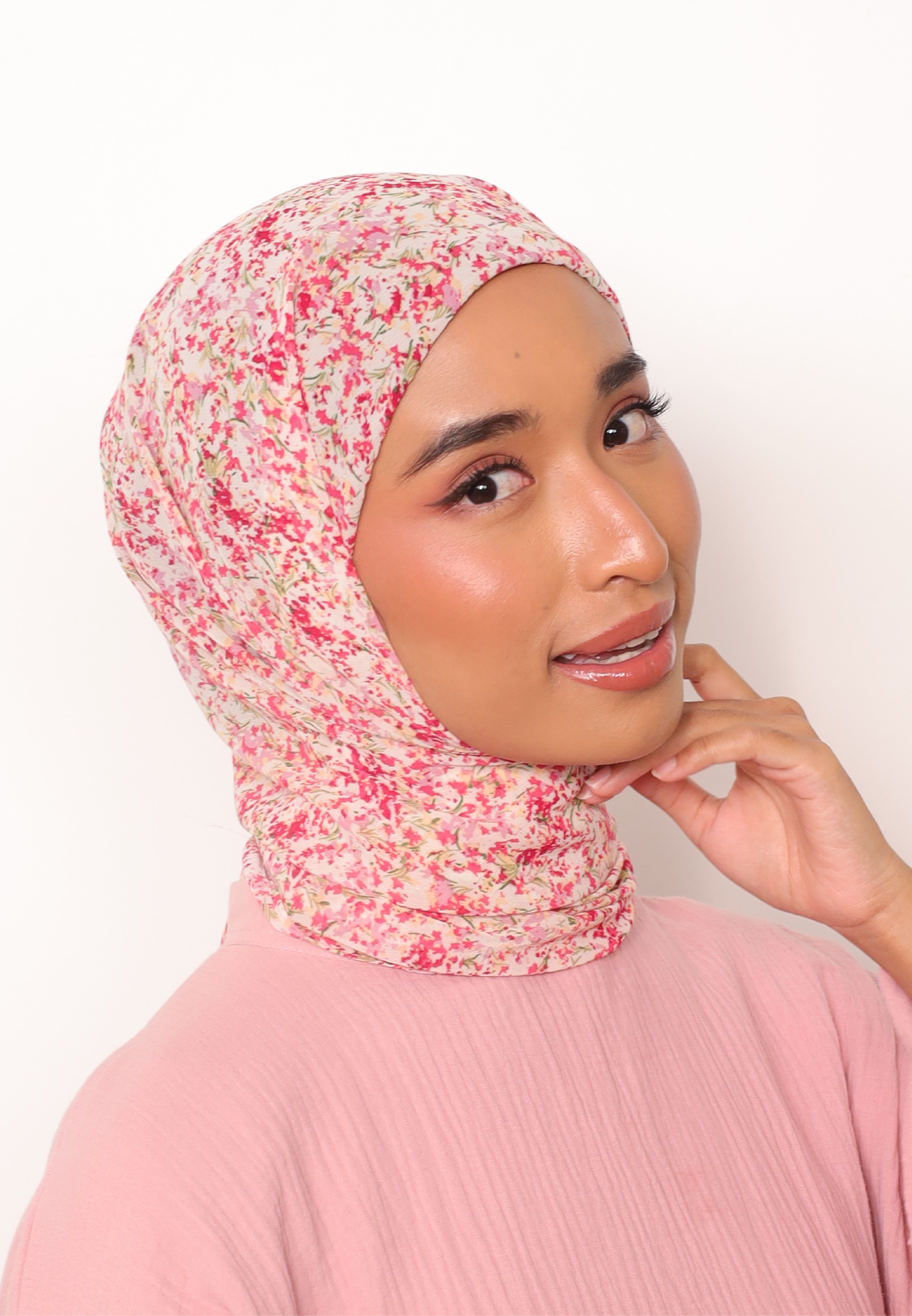 LE BLOOM PRINTED INSTANT SHAWL - DIAN