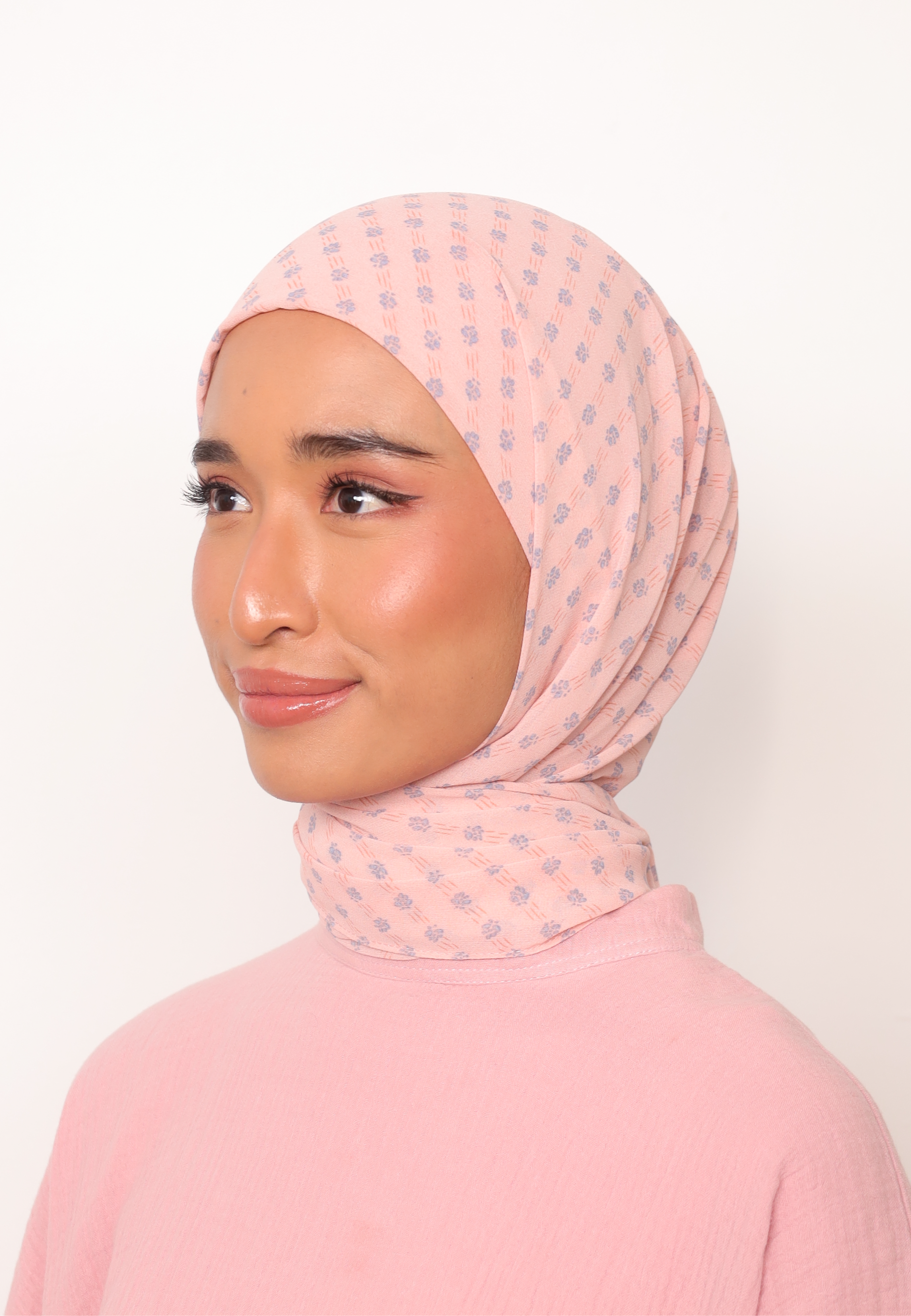 LE BLOOM PRINTED INSTANT SHAWL - SENJA