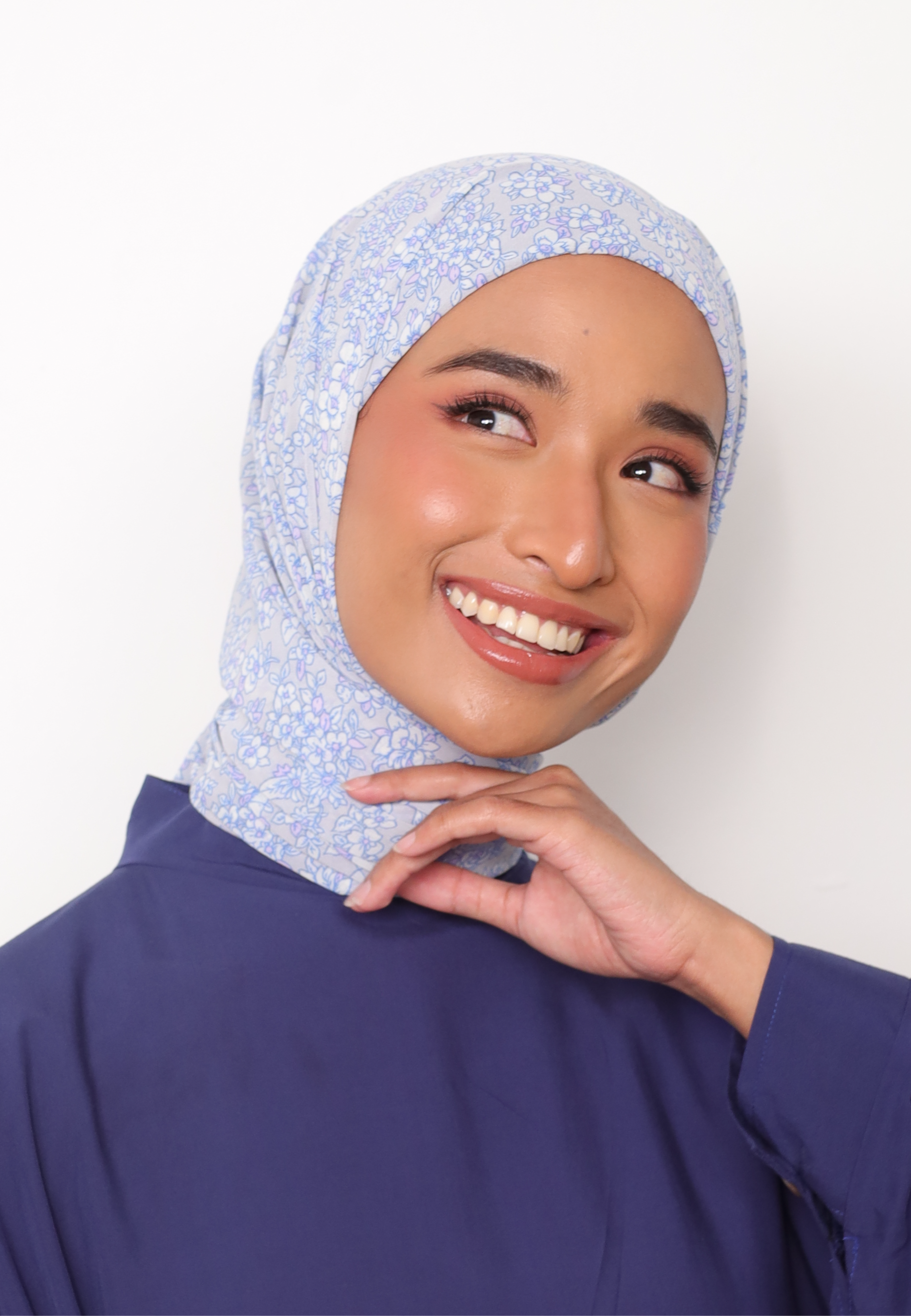 LE BLOOM PRINTED INSTANT SHAWL - RAIA