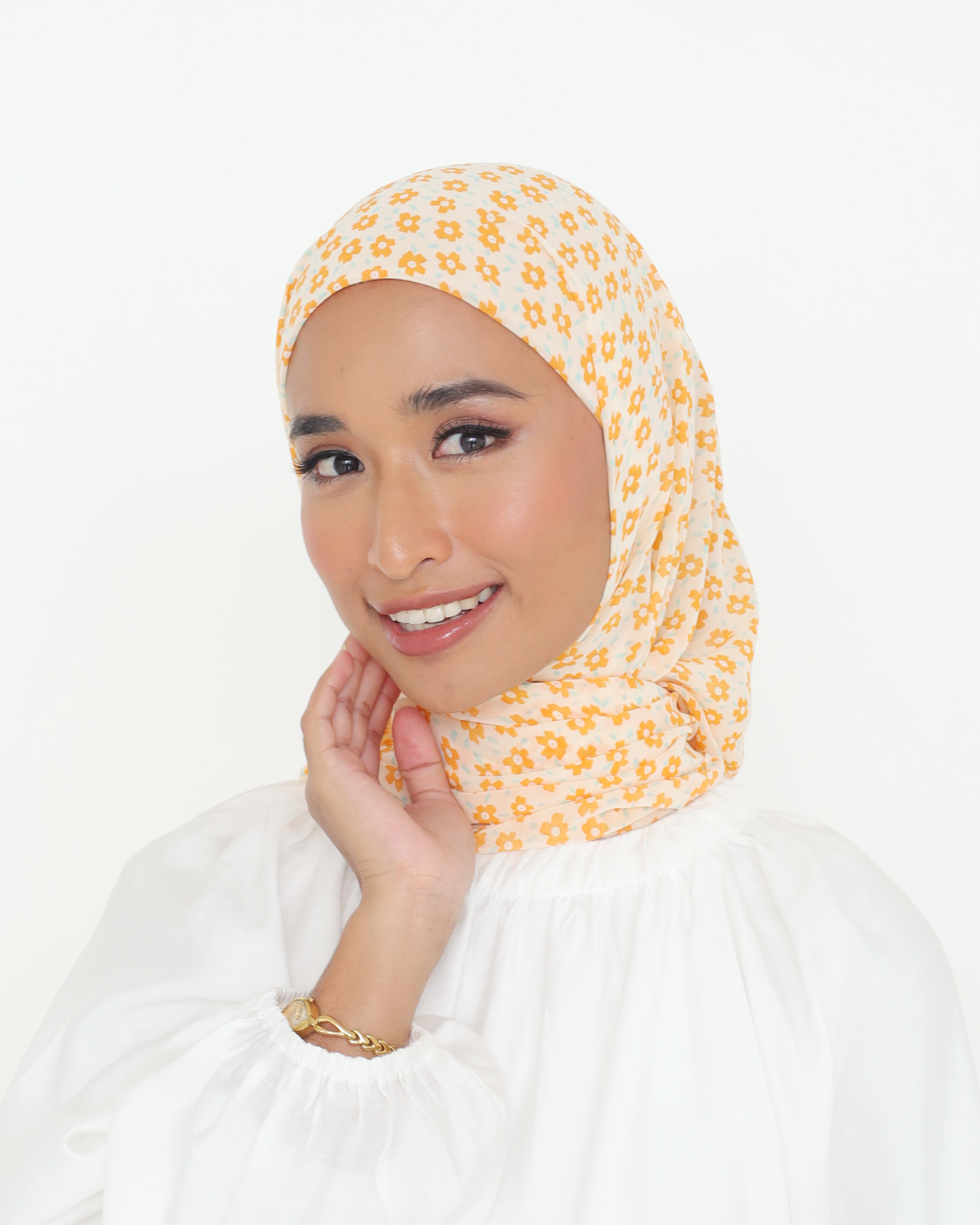 SIENNA INSTANT PRINTED BAWAL - BUTTERNUT