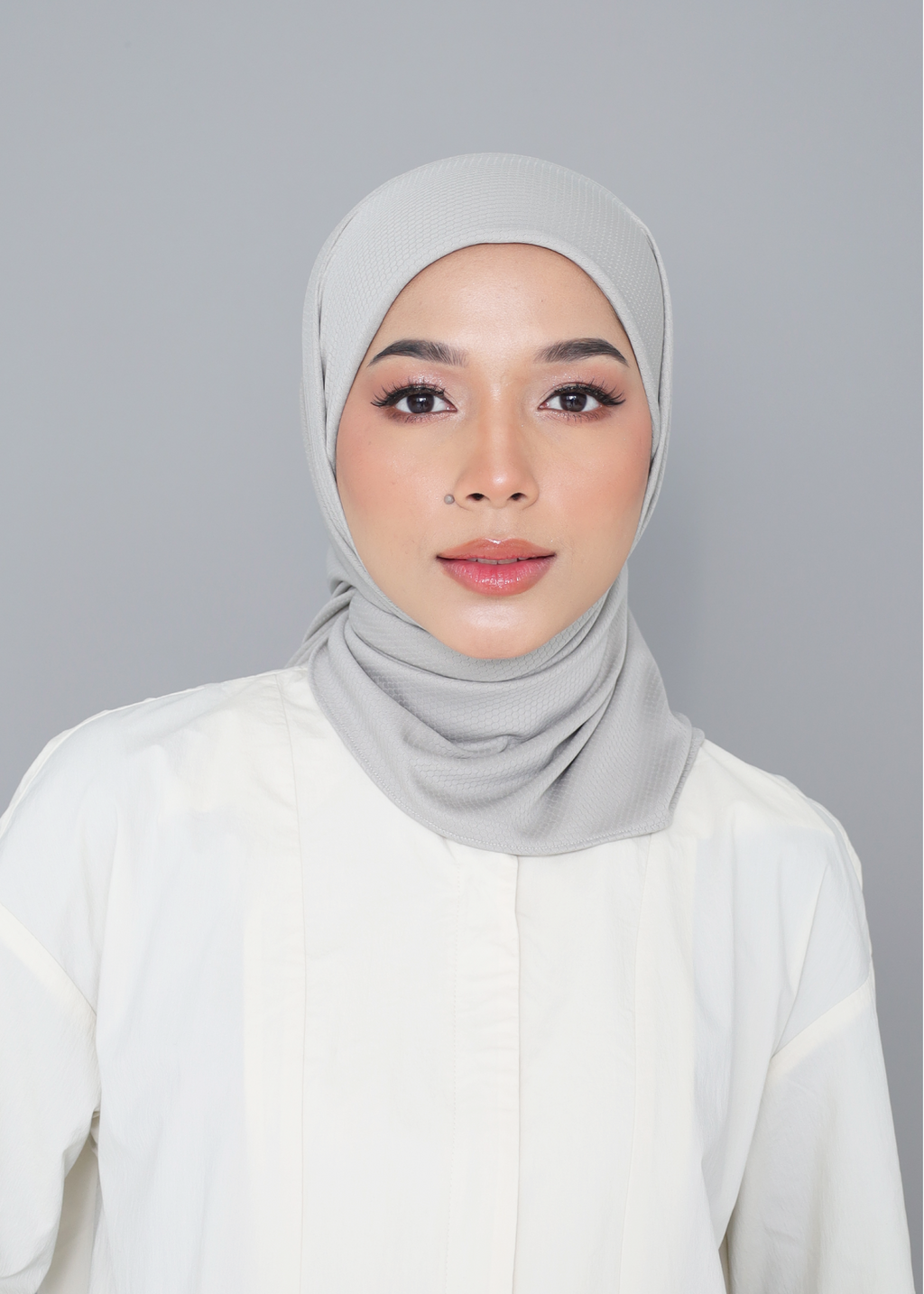 ELZA ACTIVE INSTANT HIJAB - LAUREL GREY