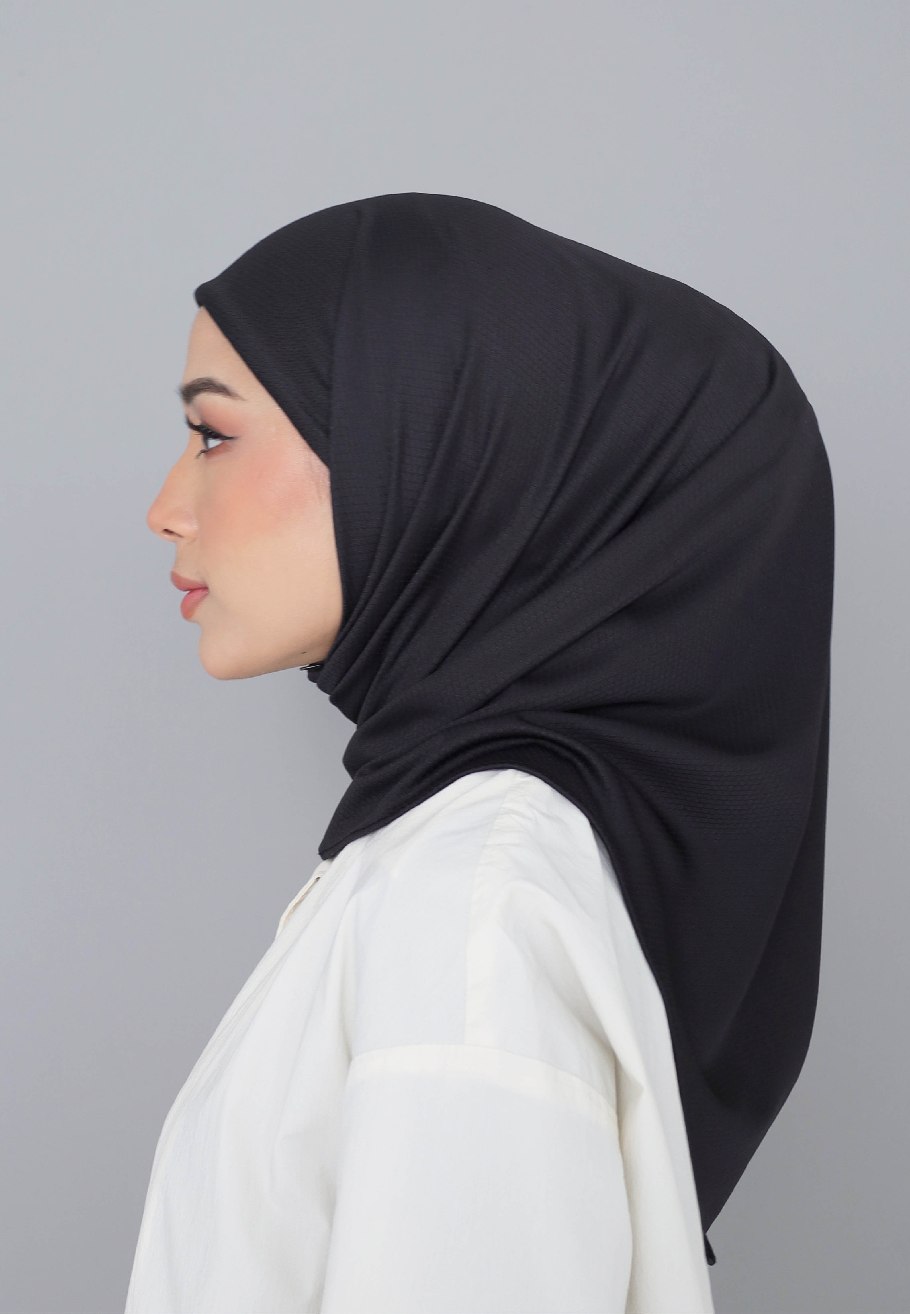ELZA ACTIVE INSTANT HIJAB - BLACK