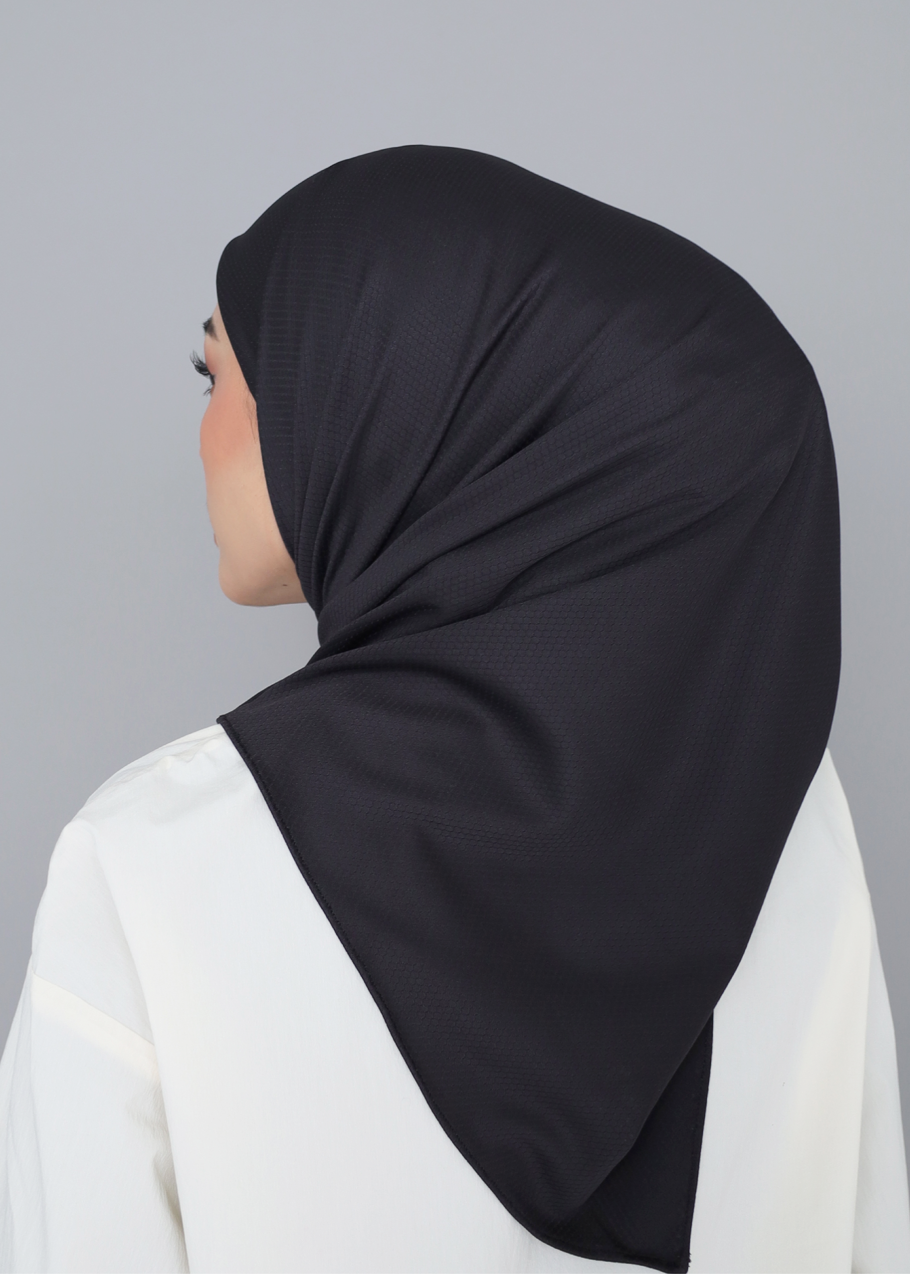 ELZA ACTIVE INSTANT HIJAB - BLACK