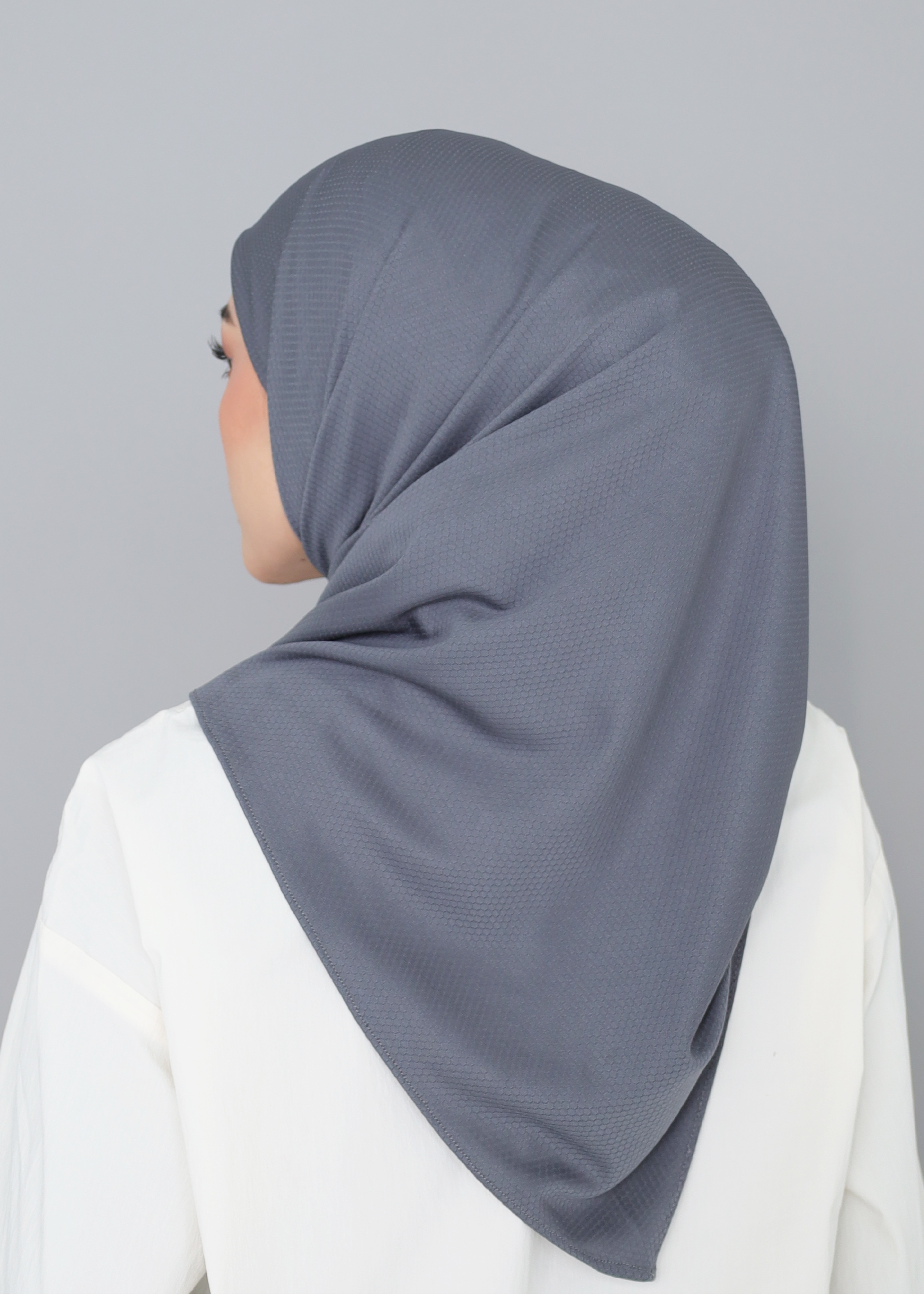 ELZA ACTIVE INSTANT HIJAB - GREY