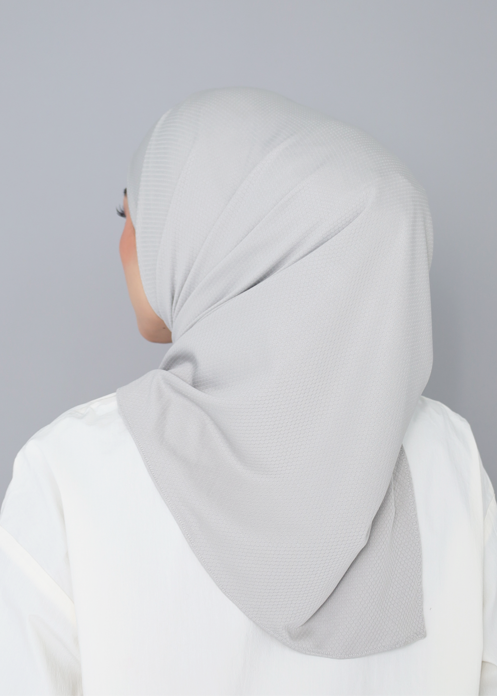 ELZA ACTIVE INSTANT HIJAB - LAUREL GREY