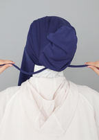 ELZA ACTIVE INSTANT HIJAB - BLUE BLACK