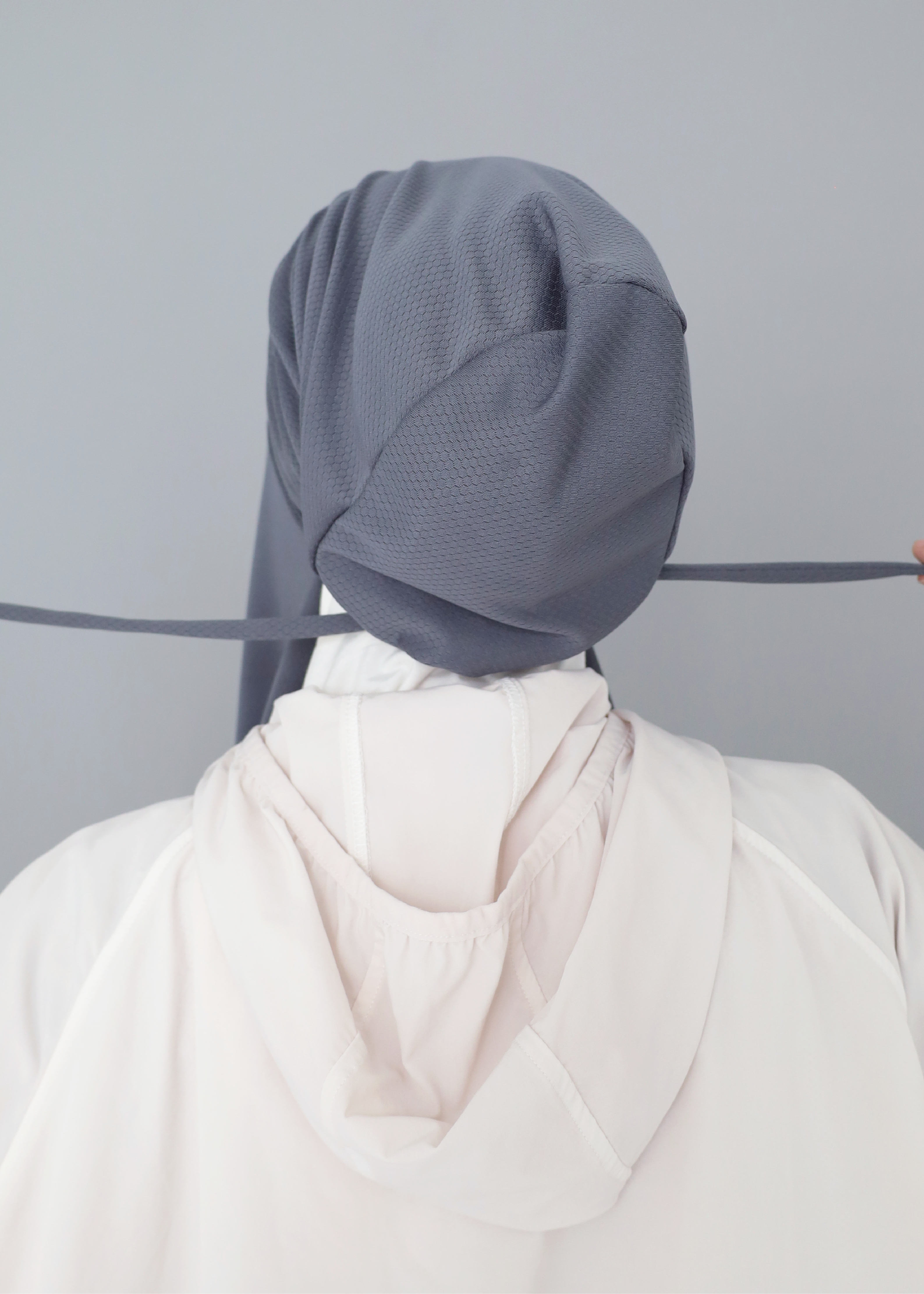ELZA ACTIVE INSTANT HIJAB - GREY