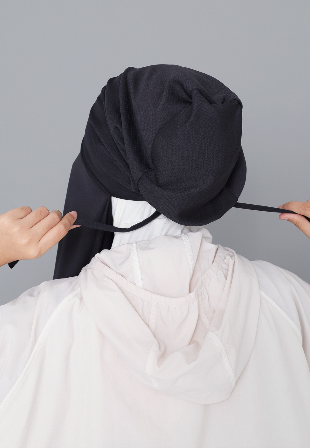 ELZA ACTIVE INSTANT HIJAB - BLACK