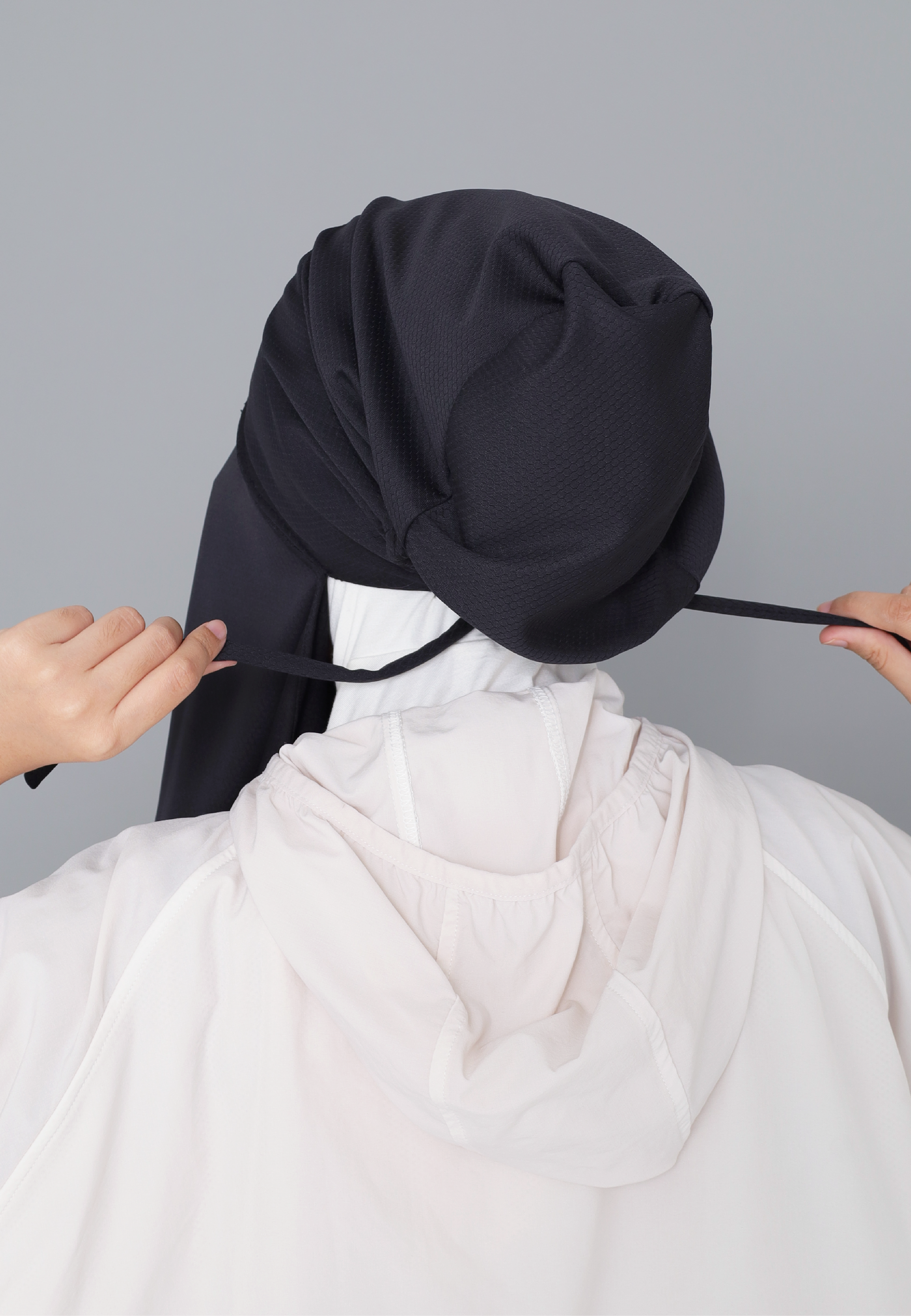 ELZA ACTIVE INSTANT HIJAB - BLACK