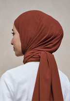 ELZA INSTANT SHAWL - BRICK