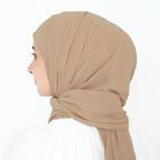 ELZA INSTANT SHAWL - BROWN SUGAR