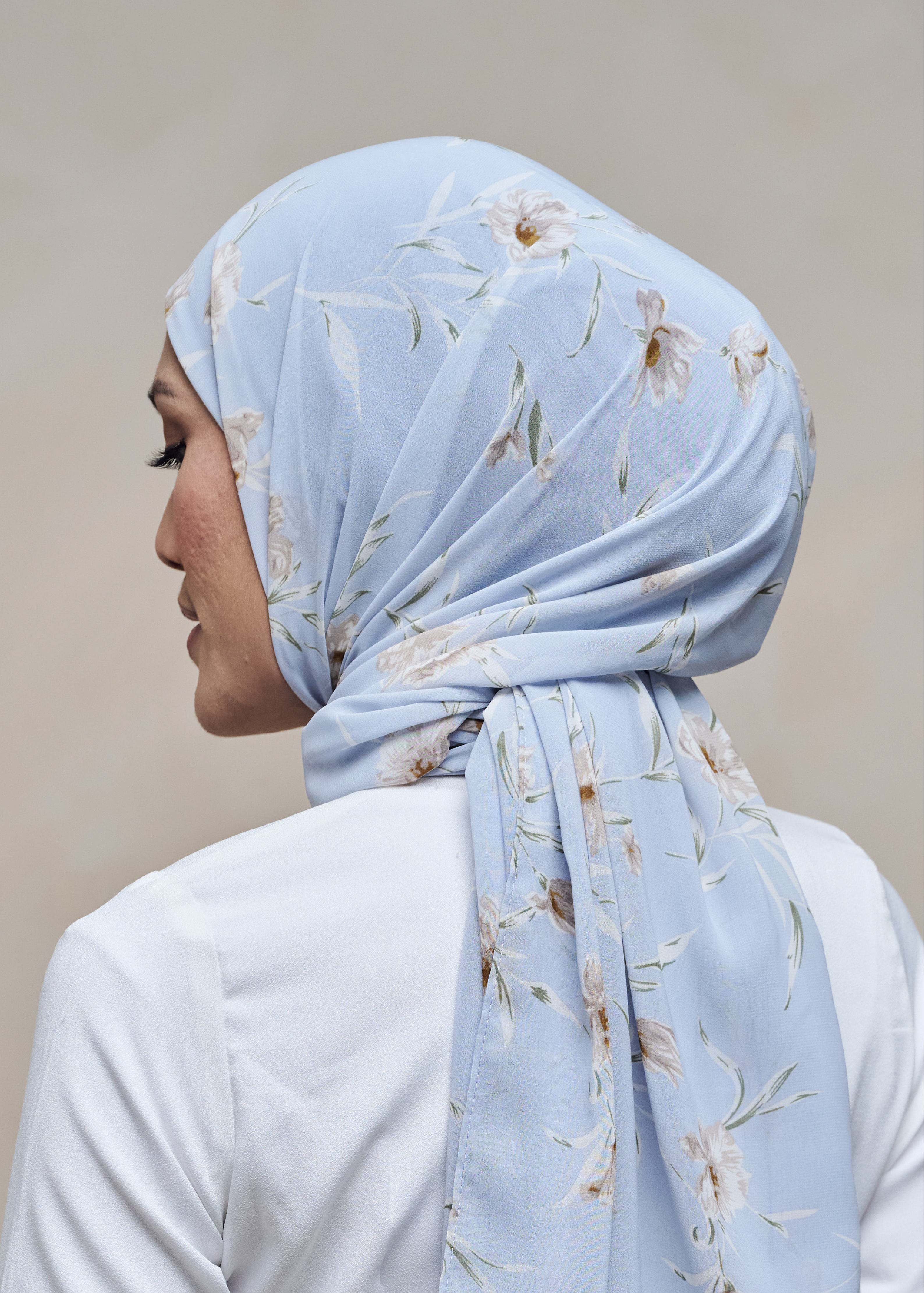 ANOM NIRMALA INSTANT PRINTED SHAWL - BUNGA TELANG