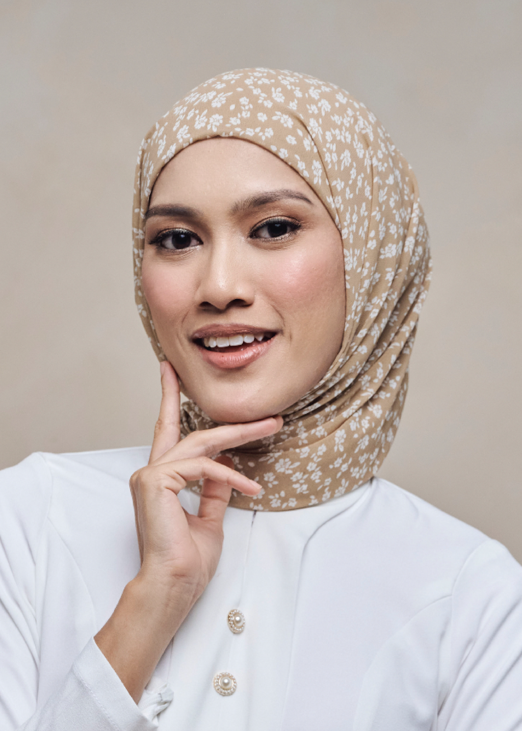 ANOM NIRMALA INSTANT PRINTED SHAWL - CEMPAKA