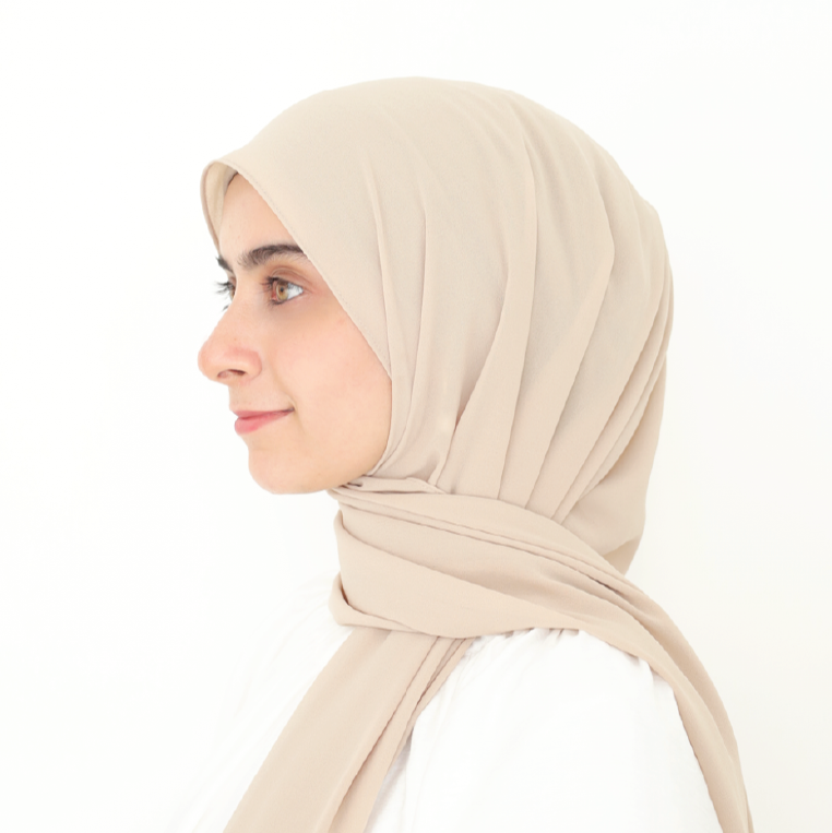 ORKED INSTANT SHAWL PLAIN - FOAM BROWN