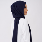 JASMINE HALF MOON SHAWL (NO INNER) - DARK NAVY