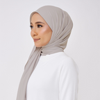 JASMINE HALF MOON SHAWL (NO INNER) - NATIVE GREY