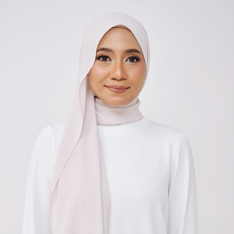 JASMINE HALF MOON SHAWL (NO INNER) - PEARL CREAM