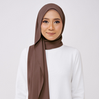 JASMINE HALF MOON SHAWL (NO INNER) - SHADOW BROWN