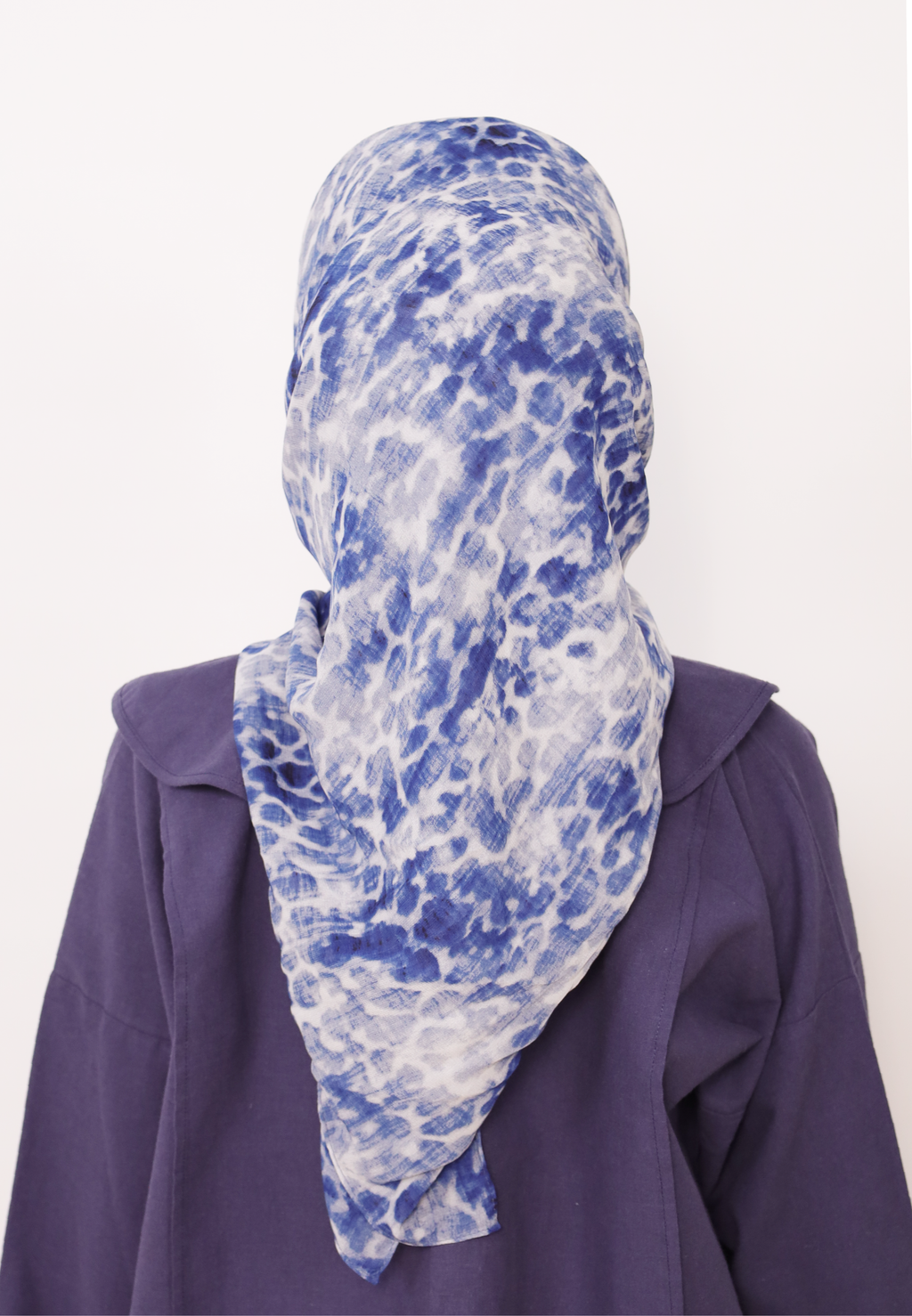 LUMIERÉ PRINTED INSTANT BAWAL - BLEU CELESTE