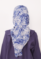 LUMIERÉ PRINTED INSTANT BAWAL - BLEU CELESTE