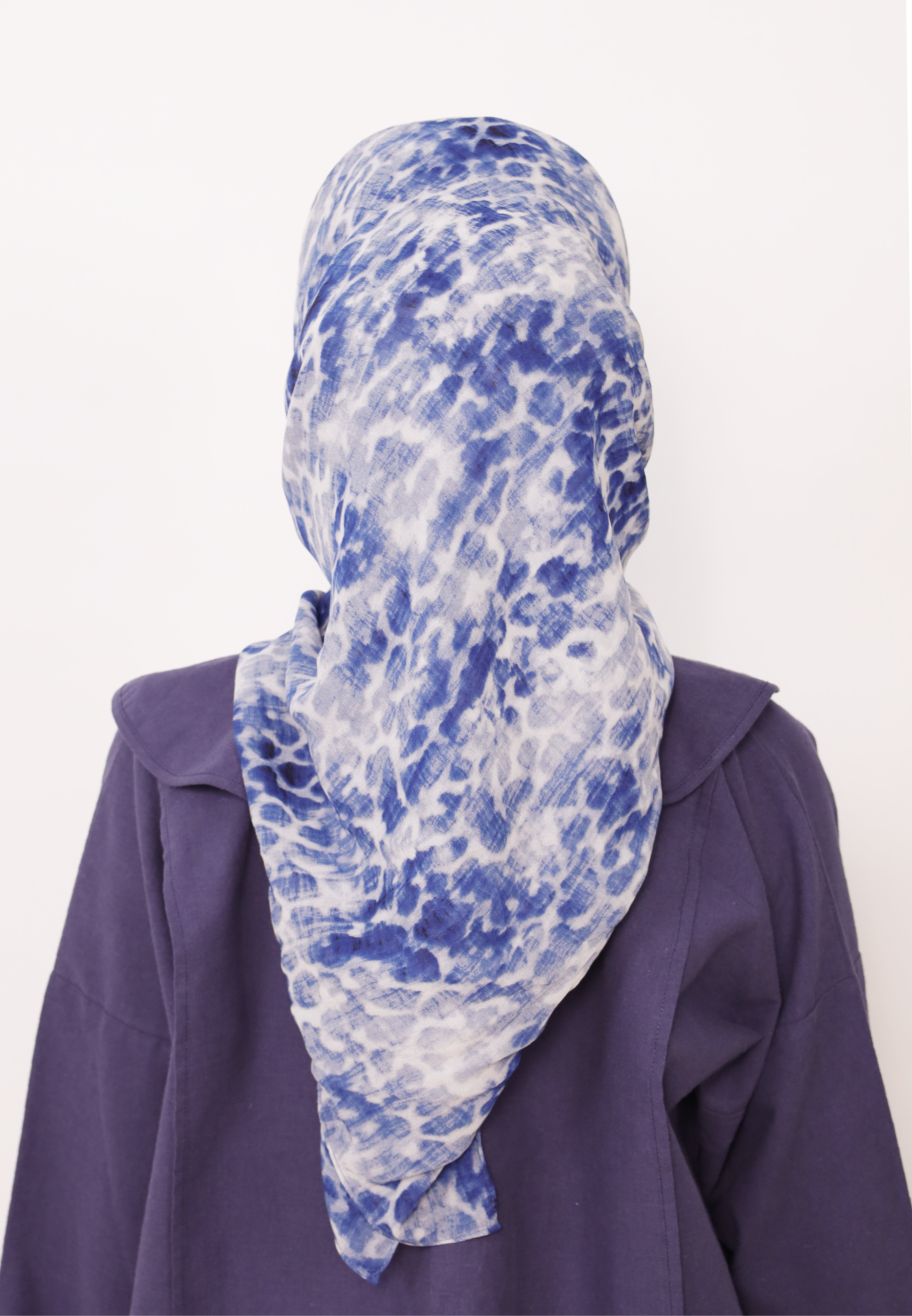 LUMIERÉ PRINTED INSTANT BAWAL - BLEU CELESTE