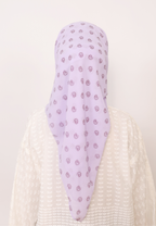 LUMIERÉ PRINTED INSTANT BAWAL - PURPLE PAISLEY