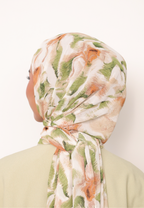 LE BLOOM PRINTED INSTANT SHAWL - YARA
