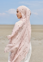 AURA MODAL INSTANT SHAWL - BUTTERCREAM POLKA