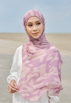 AURA MODAL INSTANT SHAWL - LAVENDER MARBLE