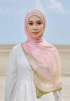 AURA MODAL INSTANT SHAWL - STRAWBERRY MATCHA