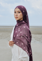 AURA MODAL INSTANT SHAWL - MULBERRY DAISY