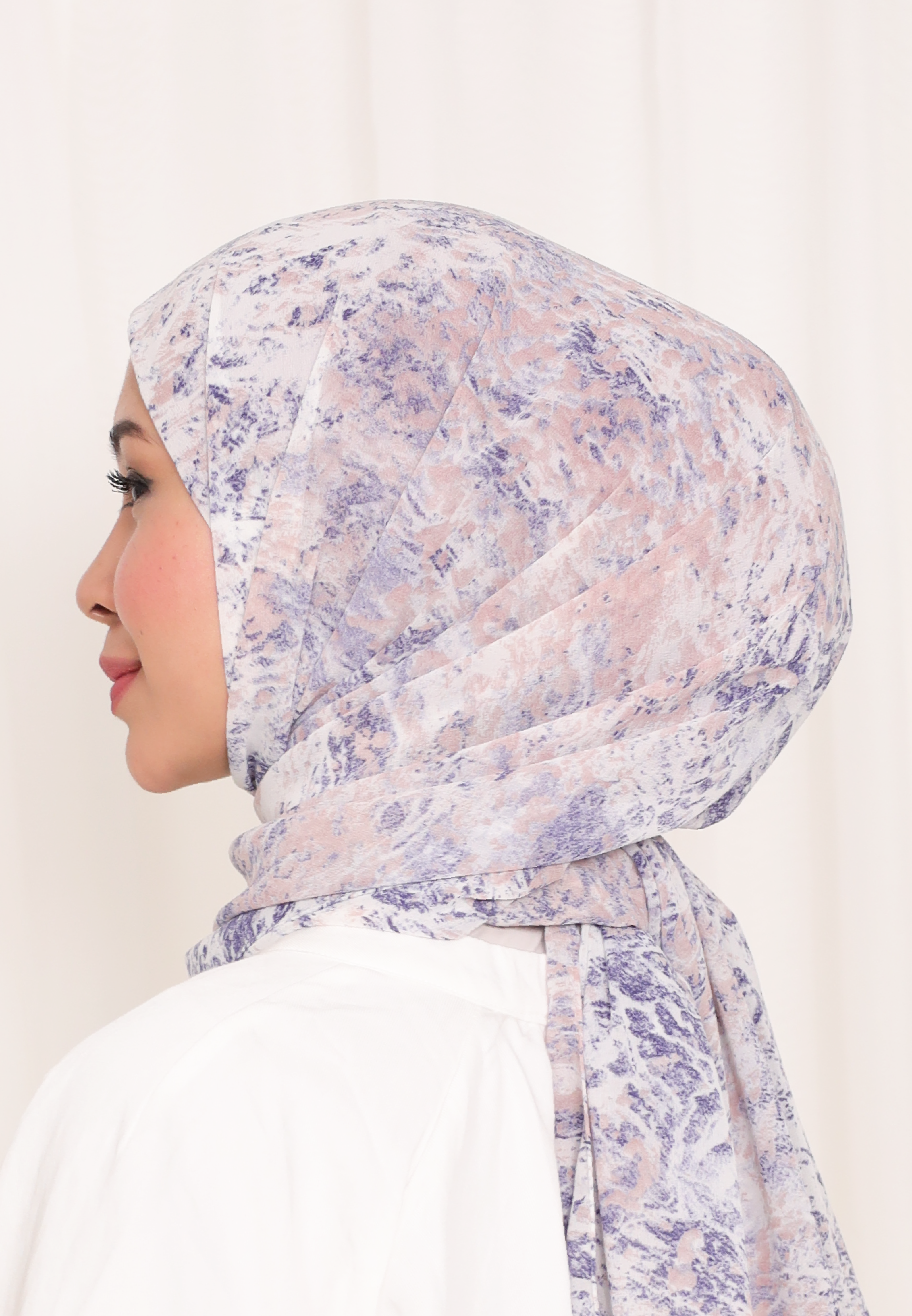 BELIEVE PRINTED INSTANT SHAWL IN ONE TIME